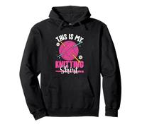 This Is My Knitting Shirt Yarn Fun Sweat à Capuche
