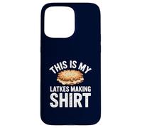 This is My Latkes Making Shirt Funny Hanukkah Pato Pancake Coque pour iPhone 15 Pro Max