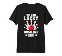 This is My Lucky Bowling Bowling Bowling Ball Team T-Shirt Haut de Gamme
