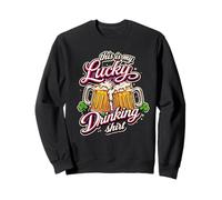 This is My Lucky Drinking Shirt St Patrick Day Beer Sweatshirt