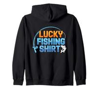 This Is My Lucky Fishing Fisherman - Pêcheur rétro porte-bonheur Sweat à Capuche