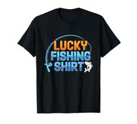 This Is My Lucky Fishing Fisherman - Pêcheur rétro porte-bonheur T-Shirt