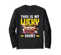 This is My Lucky Shirt Casino Machine à sous de Poker Manche Longue