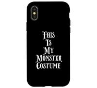 This is My Monster Costume pour Homme et Femme Coque pour iPhone X/XS