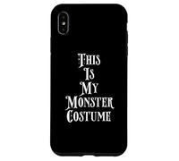 This is My Monster Costume pour Homme et Femme Coque pour iPhone XS Max