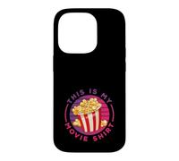 This is My Movie Shirt Popcorn Film Fan Coque pour iPhone 14 Pro