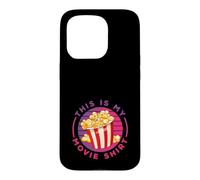 This is My Movie Shirt Popcorn Film Fan Coque pour iPhone 15 Pro