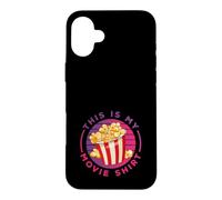 This is My Movie Shirt Popcorn Film Fan Coque pour iPhone 16 Plus