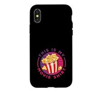 This is My Movie Shirt Popcorn Film Fan Coque pour iPhone X/XS
