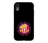 This is My Movie Shirt Popcorn Film Fan Coque pour iPhone XR