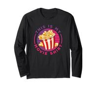 This is My Movie Shirt Popcorn Film Fan Manche Longue
