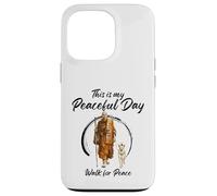 This is My Peaceful Day - Walk for Peace Monks & Aloka Dog Coque pour iPhone 13 Pro