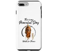 This is My Peaceful Day - Walk for Peace Monks & Aloka Dog Coque pour iPhone 7 Plus/8 Plus