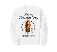 This is My Peaceful Day - Walk for Peace Monks & Aloka Dog Sweatshirt