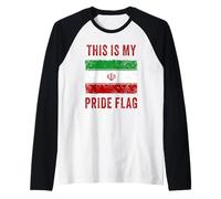 This is My Pride Flag - Iran Freedom Graphic Iranian Manche Raglan