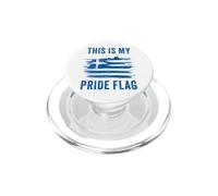 This is My Pride Flag - Patriot of Greece Graphic Greek PopSockets PopGrip pour MagSafe