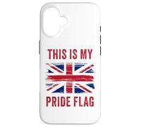 This is My Pride Flag - Patriot of UK Graphic British Coque pour iPhone 16