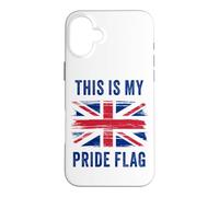 This is My Pride Flag - Patriot of UK Graphic British Coque pour iPhone 16 Plus