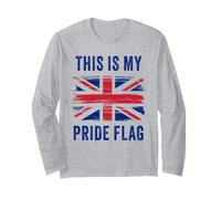 This is My Pride Flag - Patriot of UK Graphic British Manche Longue