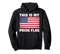 This is My Pride Flag Patriotic 4th of July American Flag Sweat à Capuche