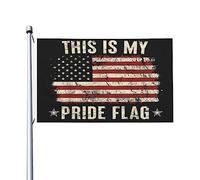 This Is My Pride Flag Usa American 4th Of July Patriotic2 Bannière de jardin toutes saisons pour cour, jardin, décoration extérieure, drapeaux imprimés double face