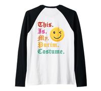 This is My Purim Costume Funny Jewish Manche Raglan