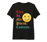 This is My Purim Costume Funny Jewish T-Shirt Haut de Gamme