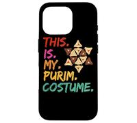 This is My Purim Costume Jewish Hamantaschen Magen David Coque pour iPhone 16 Pro