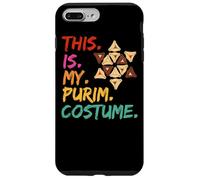 This is My Purim Costume Jewish Hamantaschen Magen David Coque pour iPhone 7 Plus/8 Plus