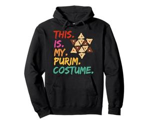 This is My Purim Costume Jewish Hamantaschen Magen David Sweat à Capuche