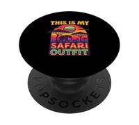 This is My Safari LGBTQ Shirt Cool African Safari Lovers PopSockets PopGrip Adhésif
