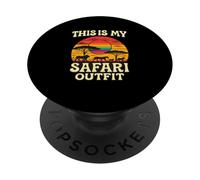 This is My Safari LGBTQ Shirt Cool African Safari Lovers PopSockets PopGrip Adhésif