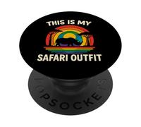 This is My Safari LGBTQ Shirt Cool African Safari Lovers PopSockets PopGrip Adhésif