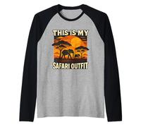 This is My Safari Outfit Shirt Cool African Safari Lovers Manche Raglan