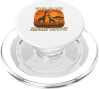 This is My Safari Outfit Shirt Cool African Safari Lovers PopSockets PopGrip pour MagSafe