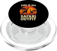 This is My Safari Outfit Shirt Cool African Safari Lovers PopSockets PopGrip pour MagSafe