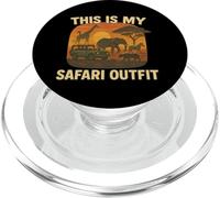 This is My Safari Outfit Shirt Cool African Safari Lovers PopSockets PopGrip pour MagSafe