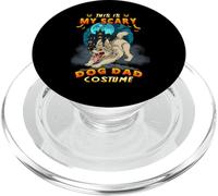This is My Scary Dog Dad Costume Funny Halloween Costume PopSockets PopGrip pour MagSafe