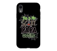This is My Scary Papa Costume Family Matching Halloween Coque pour iPhone XR