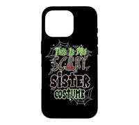 This is My Scary Sister Costume Family Matching Halloween Coque pour iPhone 16 Pro