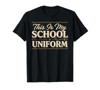 This is My School Uniform Étudiant du Chaos en Classe - T-Shirt