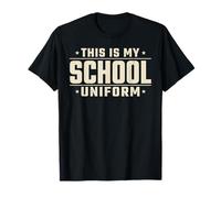 This is My School Uniform Étudiant du Chaos en Classe - T-Shirt