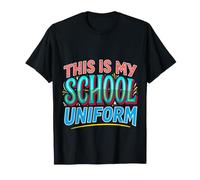 This is My School Uniform Étudiant du Chaos en Classe - T-Shirt