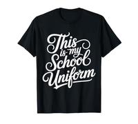 This is My School Uniform Étudiant du Chaos en Classe |- T-Shirt