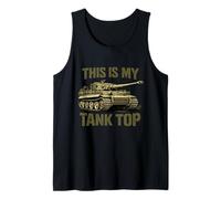 This is My Tank Armor Military Joke Débardeur