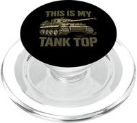 This is My Tank Armor Military Joke PopSockets PopGrip pour MagSafe