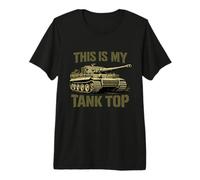 This is My Tank Armor Military Joke T-Shirt Haut de Gamme
