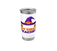 This is My Tired Teacher Costume Funny Halloween Gobelet isotherme en acier inoxydable double paroi