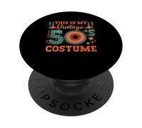 This is My Vintage 50's Costume Outfit Thème années 50 PopSockets PopGrip Adhésif