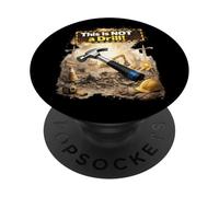 This is Not a Drill Construction Humour Hard Hat Workers PopSockets PopGrip Adhésif